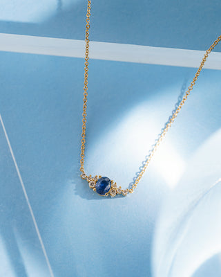 Elizabeth Diamond & Sapphire Necklace